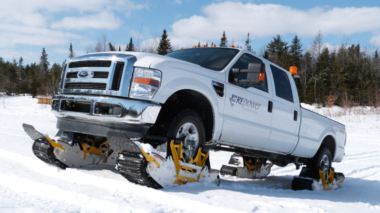 Truck track system on Ford F250