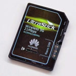 Модем 3G UltraStick в форм-факторе карточки SD