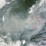 Аппарат NASA сделал фото крупномасштабных пожаров на востоке России