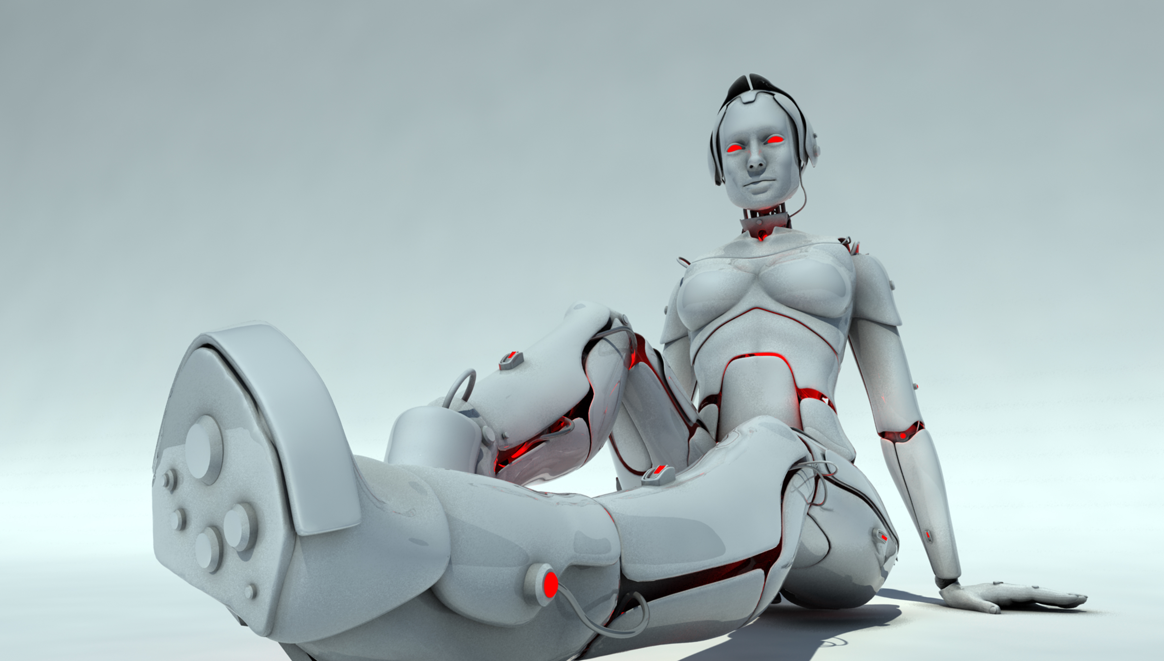 Секс С Белым Роботом