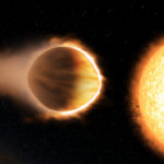У гигантской экзопланеты нашли раскаленную стратосферу