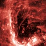 Получены снимки загадочной «нити» в центре Млечного Пути