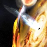 Астрономы обнаружили сжимающуюся черную дыру