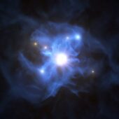 Квазар SDSS J1030+0524 и его окрестности: взгляд художника