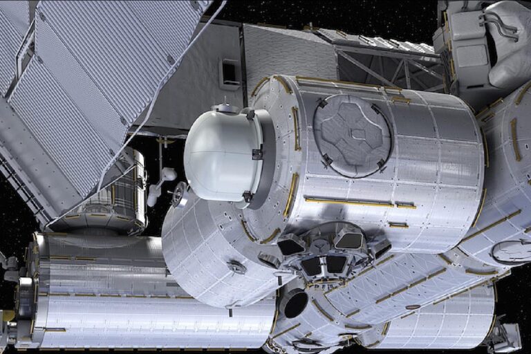 «Колокол» шлюзового модуля Bishop на борту МКС: взгляд художника