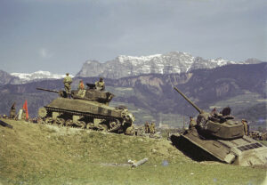 «Шерман» и Т-34 в Австрии