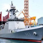 Южная Корея спустила на воду новый фрегат типа Daegu