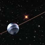 Астрономы сняли экзопланету на экстремально далекой от своей звезды орбите