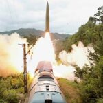 Представлены кадры испытаний северокорейского ракетного поезда