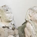 Садовые скульптуры оказались египетскими сфинксами 5000-летнего возраста