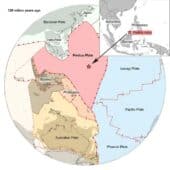 Океаническая плита Понтус и ее местоположение в древнем Тихом океане 120 миллионов лет назад