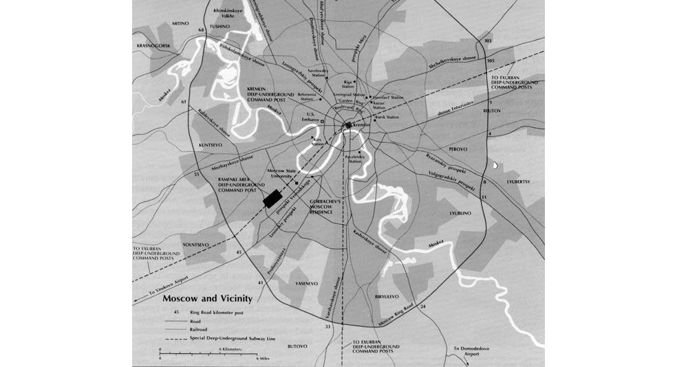 Карта подземной москвы