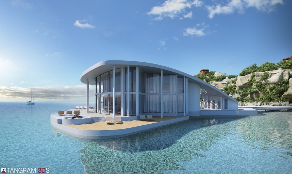 энергопроизводящий плавающий дом