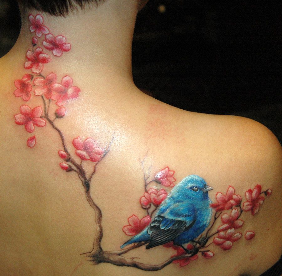 женское тату сакура фото_2 | Tattoos for women, Tiny tattoos for girls, Flower tattoo designs