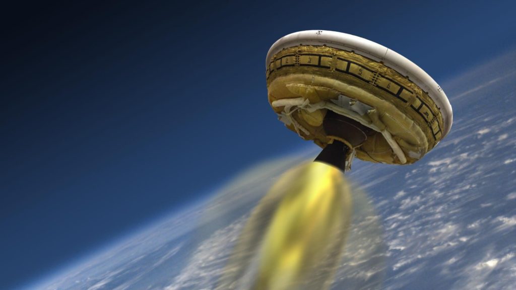 NASA запустит сегодня «летающую тарелку» для доставки астронавтов на Марс – иллюстрация к материалу на Naked Science