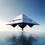 Концепт футуристической яхты, «парящей» над водой
