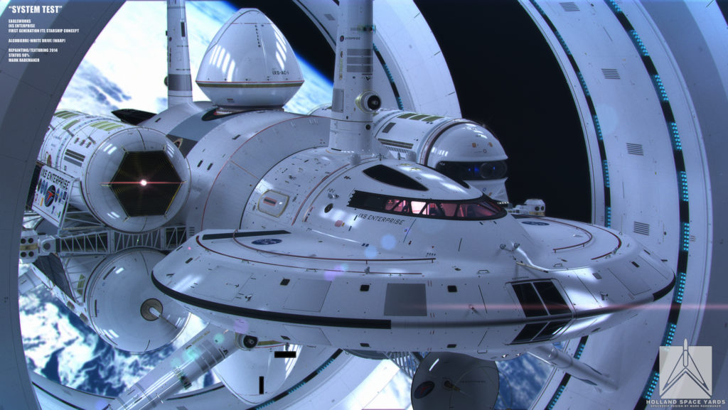 IXS Enterprise: концепт научно-фантастического корабля NASA – иллюстрация к материалу на Naked Science
