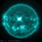 NASA опубликовало видео мощной солнечной вспышки