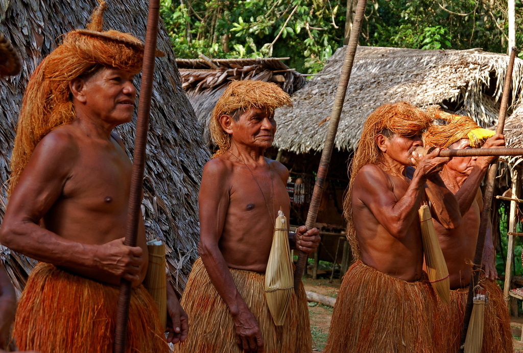 Группа ученых, исследовавшая индейцев из племени Яномами, живущих в труднод...