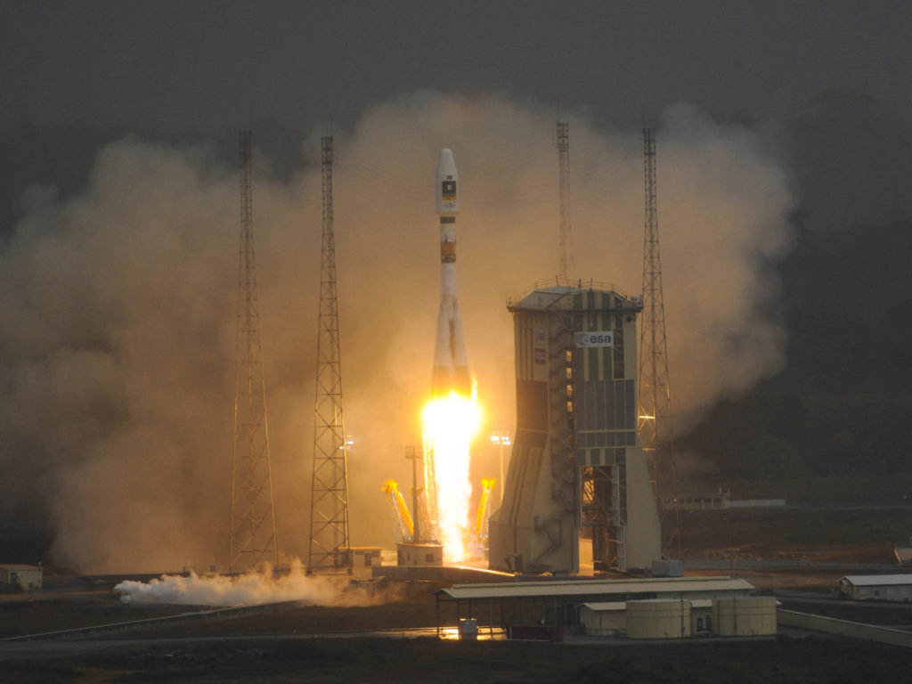 Ракета-носитель «Союз» вывела на орбиту спутники Galileo – иллюстрация к материалу на Naked Science