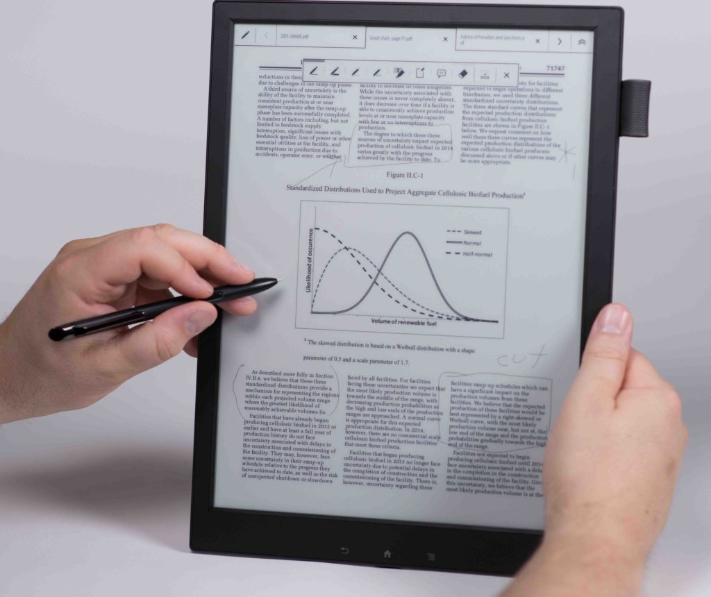 Sony Digital Paper: 13-дюймовый букридер за $1100 – иллюстрация к материалу на Naked Science