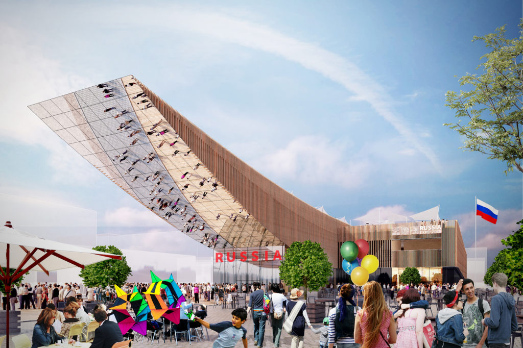 Российский выставочный павильон из дерева на Milan EXPO 2015 – иллюстрация к материалу на Naked Science