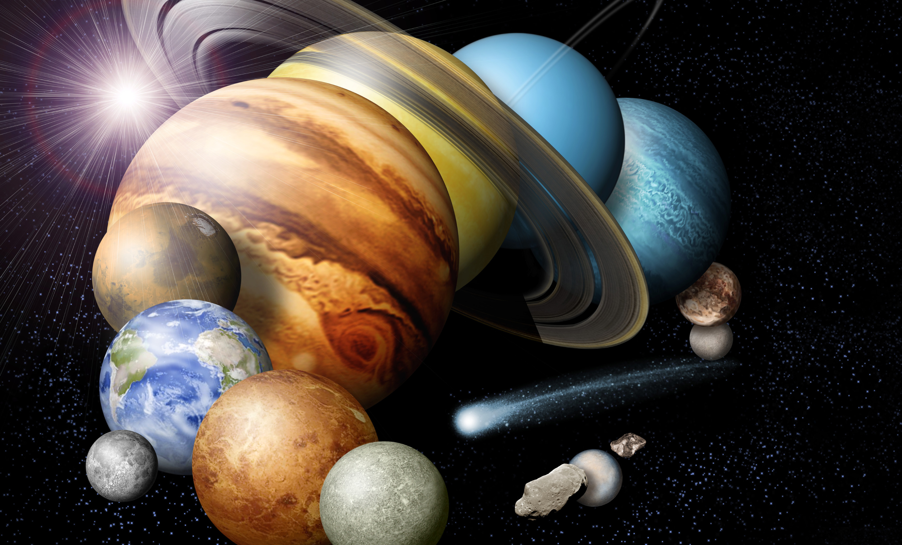 Семейный портрет. Хаббл сделал новые снимки планет-гигантов нашей Солнечной системы (видео)
