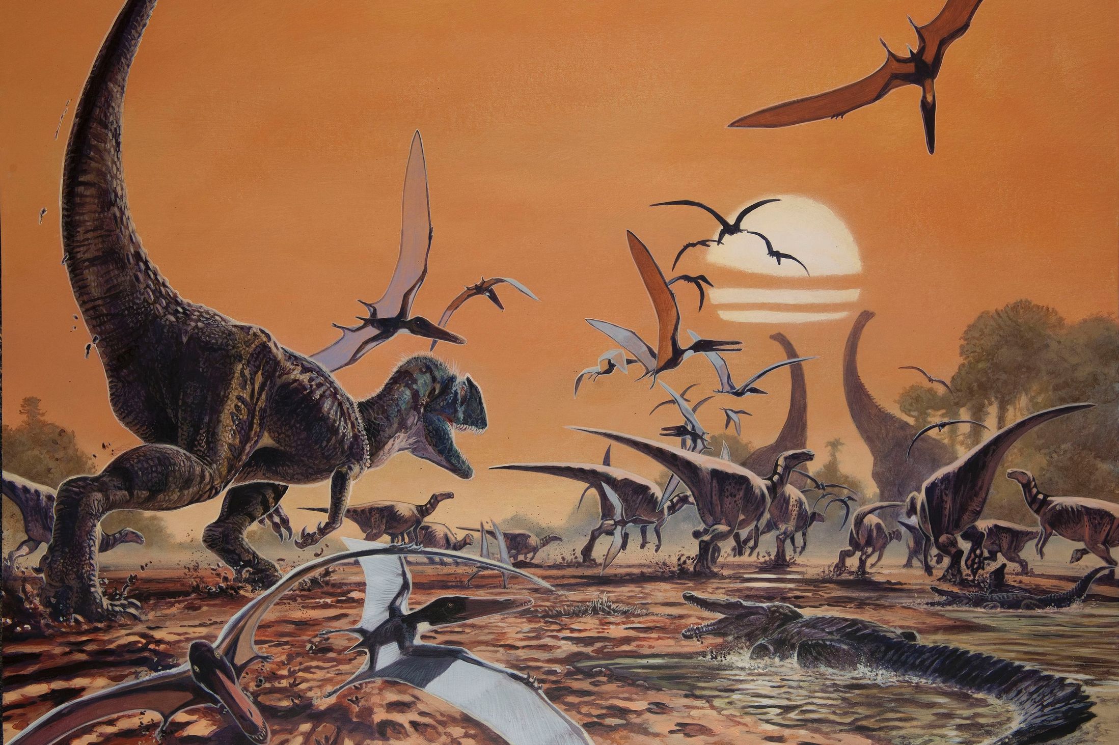 Появление динозавров эра. Юрский период мезозойской эры. Меловой период мезозойской эры. Мезозойская Эра вымирание динозавров. Мезозойская Эра Тираннозавр.