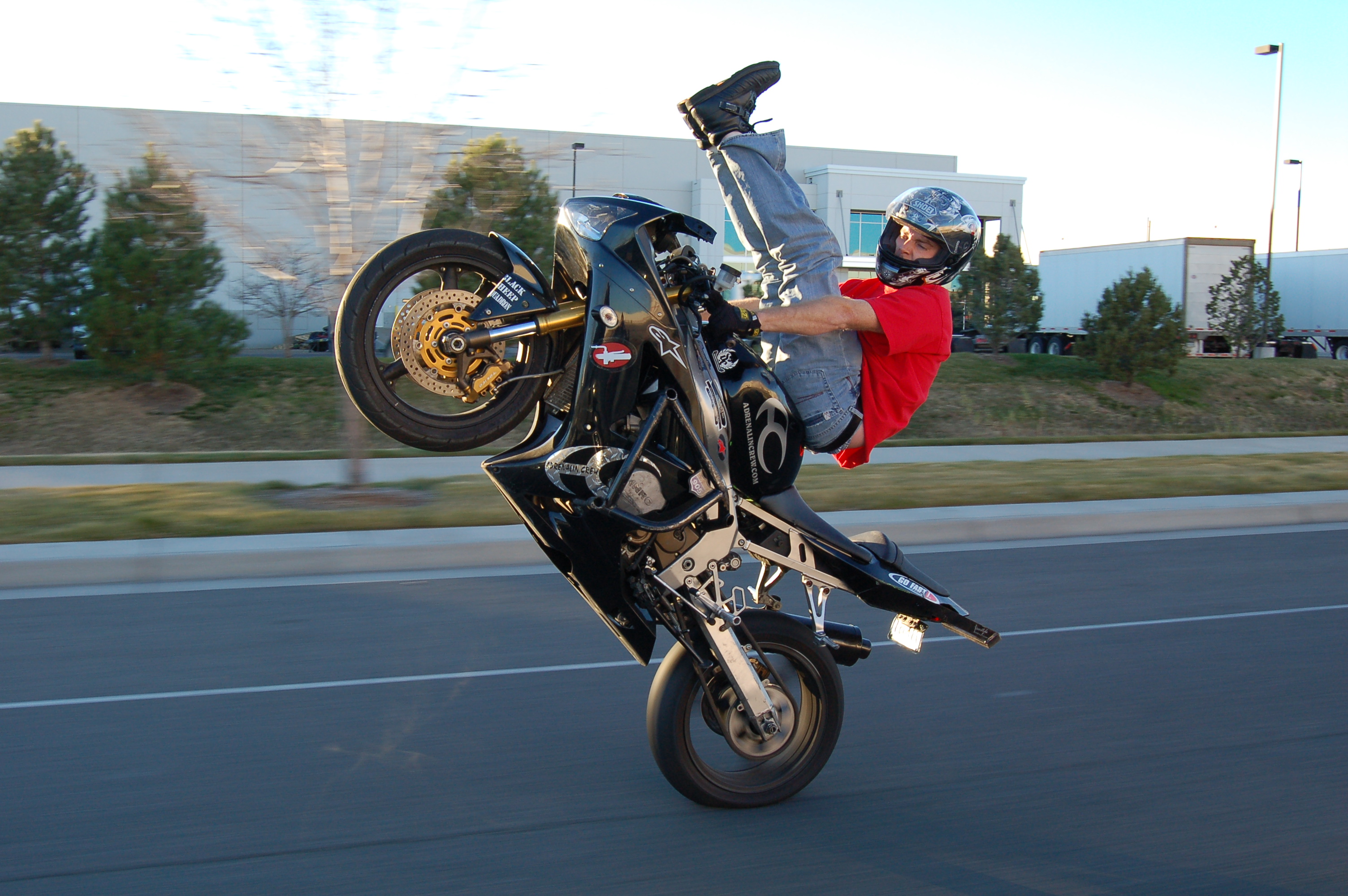 Motorcycle-wheelie