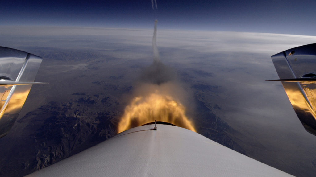 Корабль SpaceShipTwo установил новый рекорд скорости – иллюстрация к материалу на Naked Science