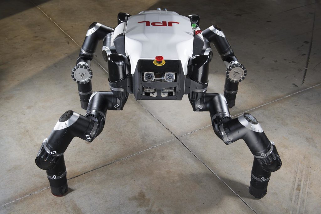 NASA показало новое видео с роботом-пауком RoboSimian – иллюстрация к материалу на Naked Science