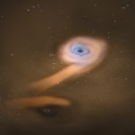 Ученые нашли пару сверхмассивных черных дыр