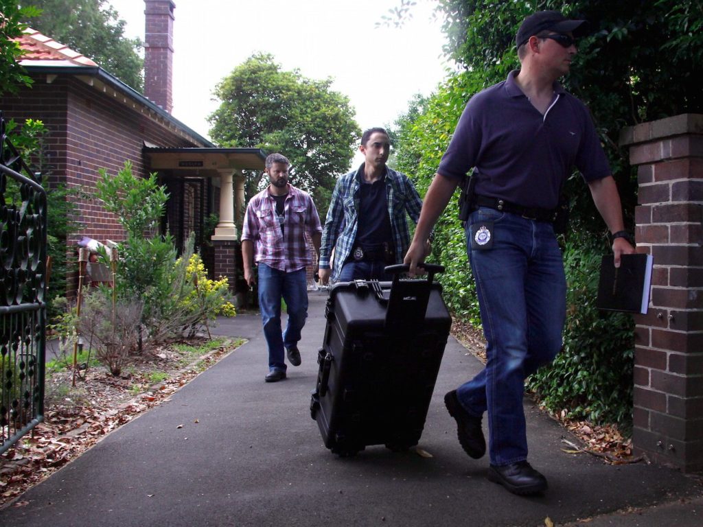 australia australian federal police officers home raid bitcoin craig steven wright