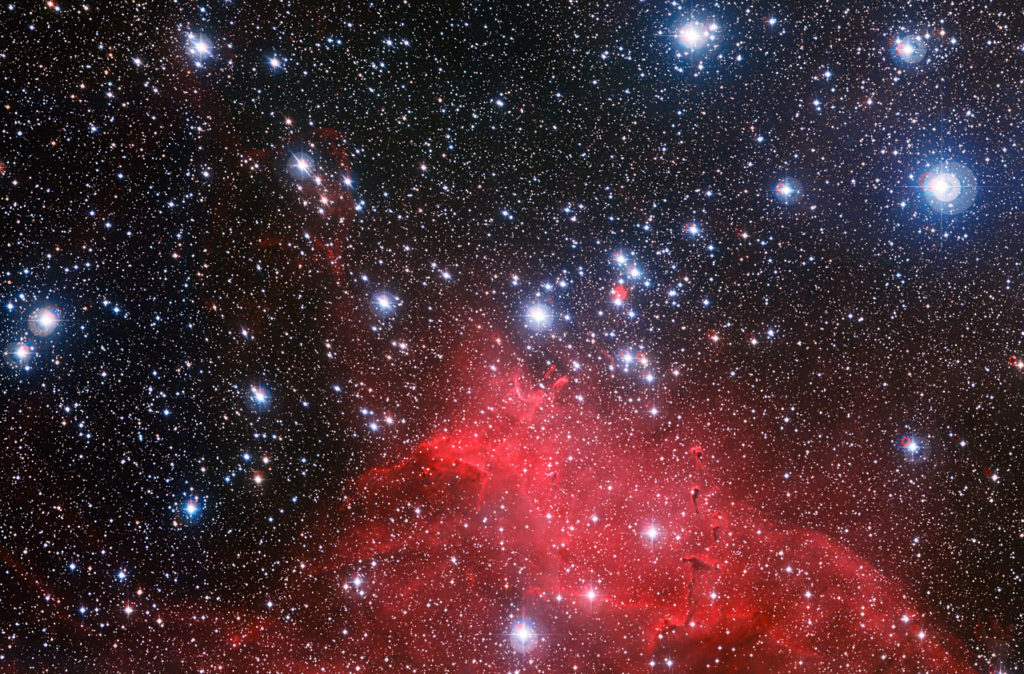 Телескоп MPG/ESO запечатлел рассеянное скопление в созвездии Киль – иллюстрация к материалу на Naked Science