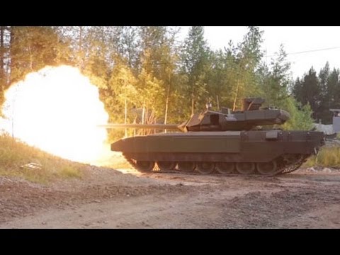 Видео: как стреляет танк на базе «Арматы»