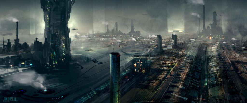 Нереальные города Джена Аршела – иллюстрация к материалу на Naked Science