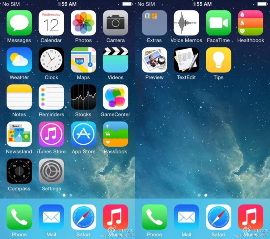 В сеть утекли скриншоты iOS 8 – иллюстрация к материалу на Naked Science