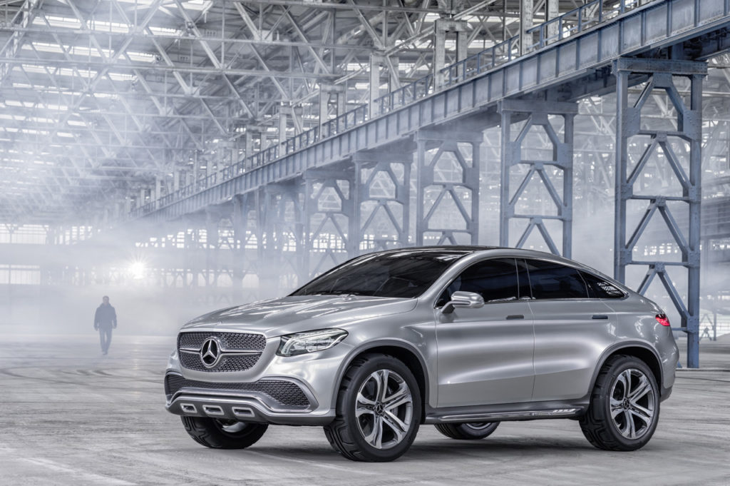 Агрессивный Mercedes Concept Coupe SUV – иллюстрация к материалу на Naked Science