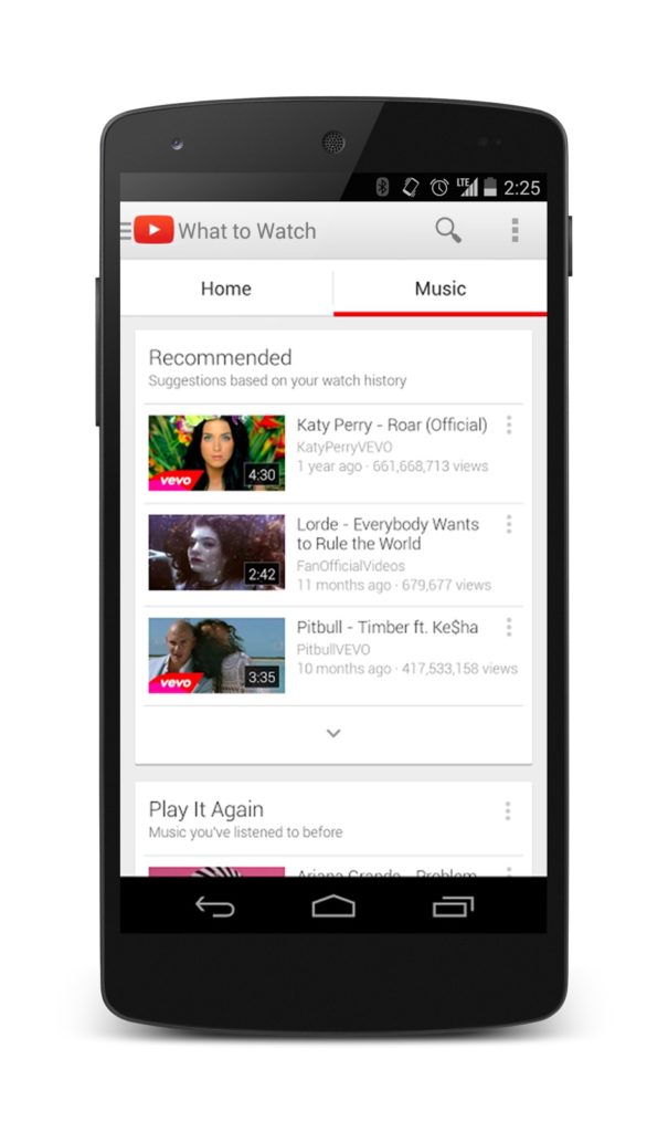 YouTube запускают музыкальный сервис Music Key – иллюстрация к материалу на Naked Science