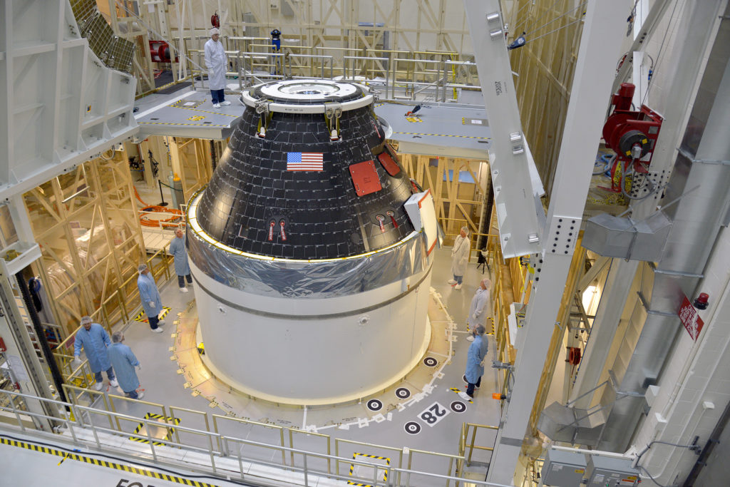 Завершено строительство первого модуля корабля Orion – иллюстрация к материалу на Naked Science