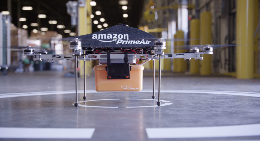 Amazon будет доставлять товары на беспилотниках – иллюстрация к материалу на Naked Science