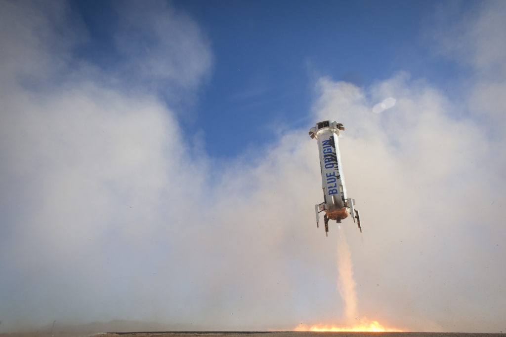 Blue Origin провела успешные испытания суборбитального корабля New Shepard – иллюстрация к материалу на Naked Science