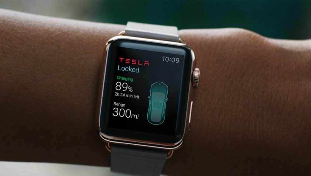 Приложение позволит управлять Tesla c помощью Apple Watch – иллюстрация к материалу на Naked Science