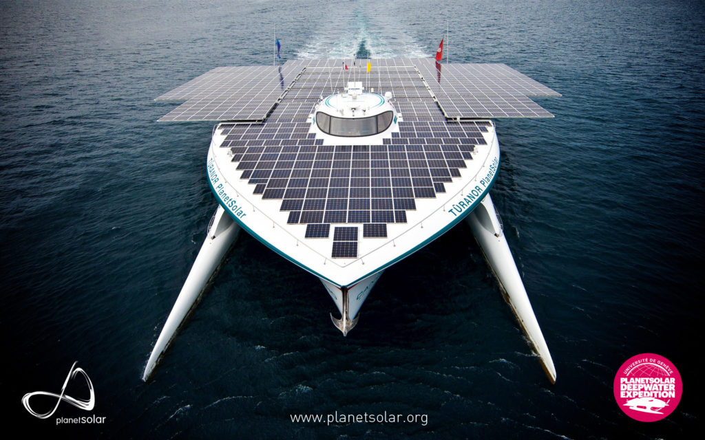 PlanetSolar –  самое большое в мире судно на солнечных батареях – иллюстрация к материалу на Naked Science
