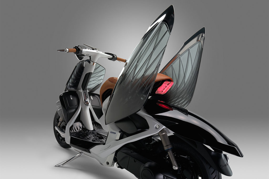 Концепт «крылатого» скутера от Yamaha – иллюстрация к материалу на Naked Science