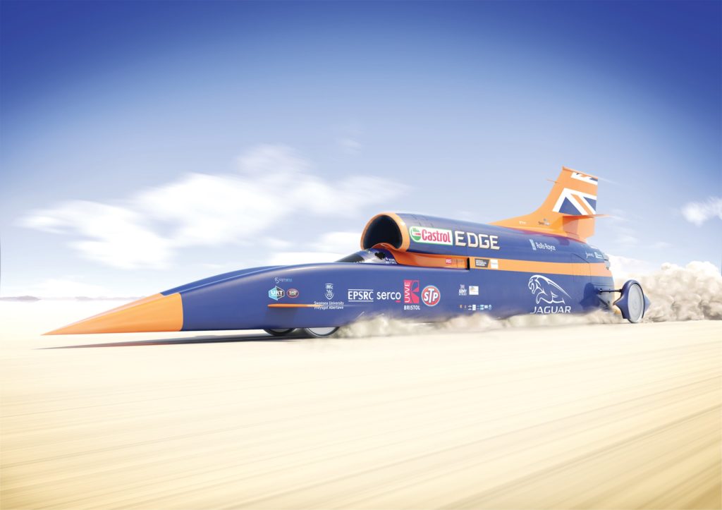 Запуск сверхзвукового болида Bloodhound отложили на год – иллюстрация к материалу на Naked Science