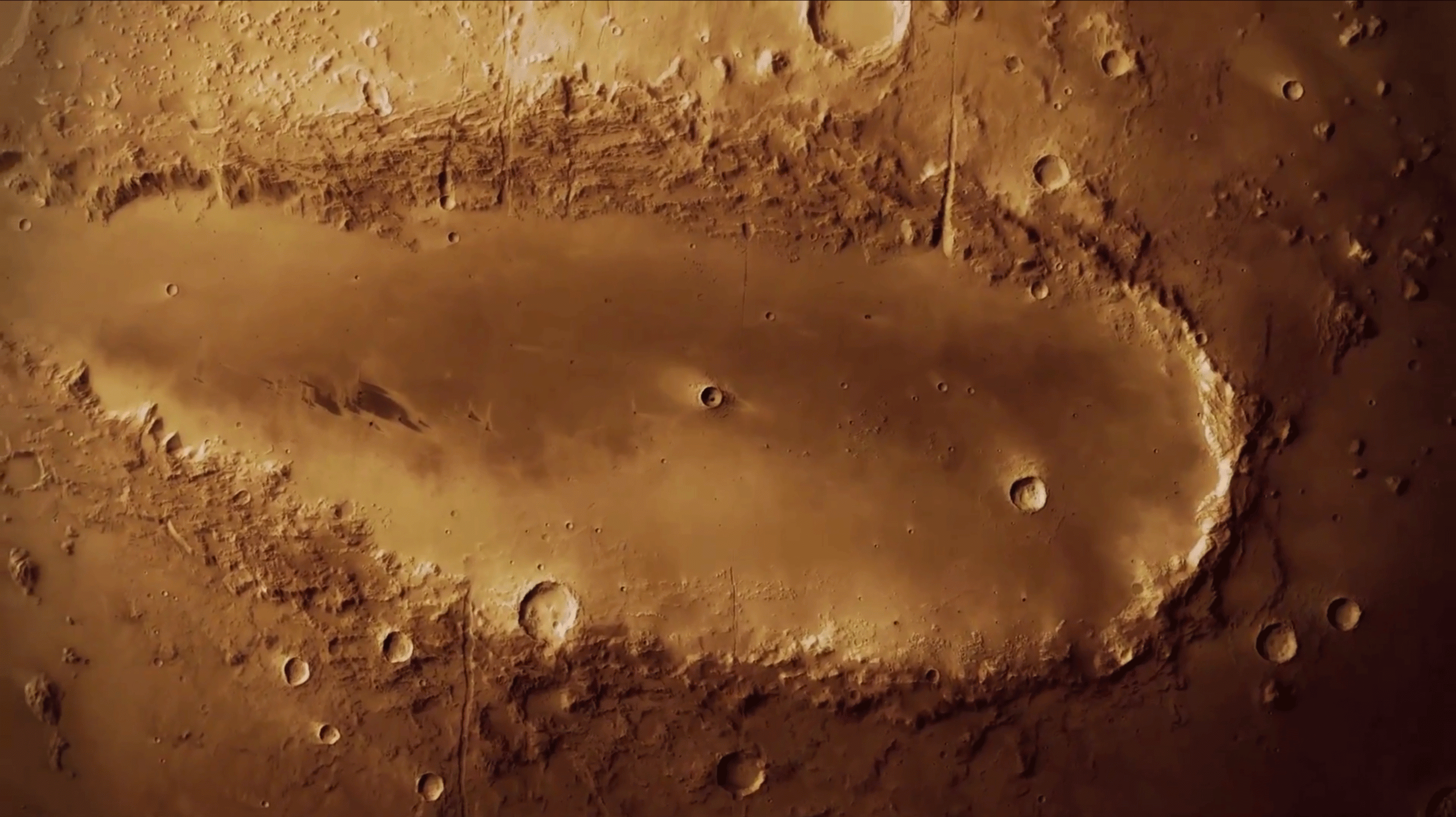 Кратер Скиапарелли Марс
