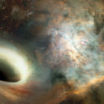 Астрономы наблюдали вращение двойной сверхмассивной черной дыры