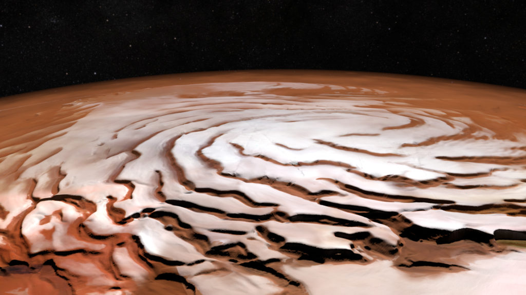 perspective_view_of_mars_north_polar_ice_cap