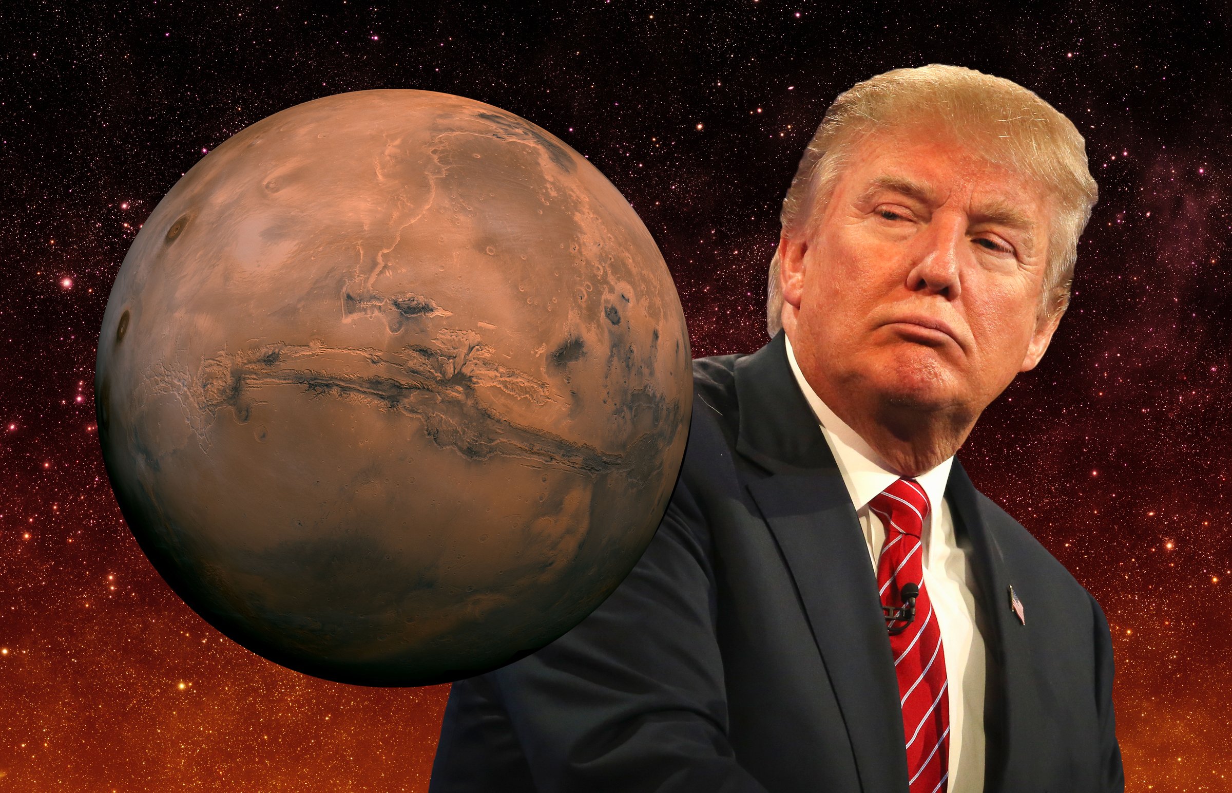 Trump Offered Nasa Unlimited Budget Instead For Sending People To Mars